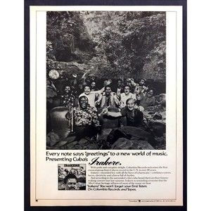 1979 Chucho Valdés Cuba Band Irakere photo "Self-Titled" Album Release print ad